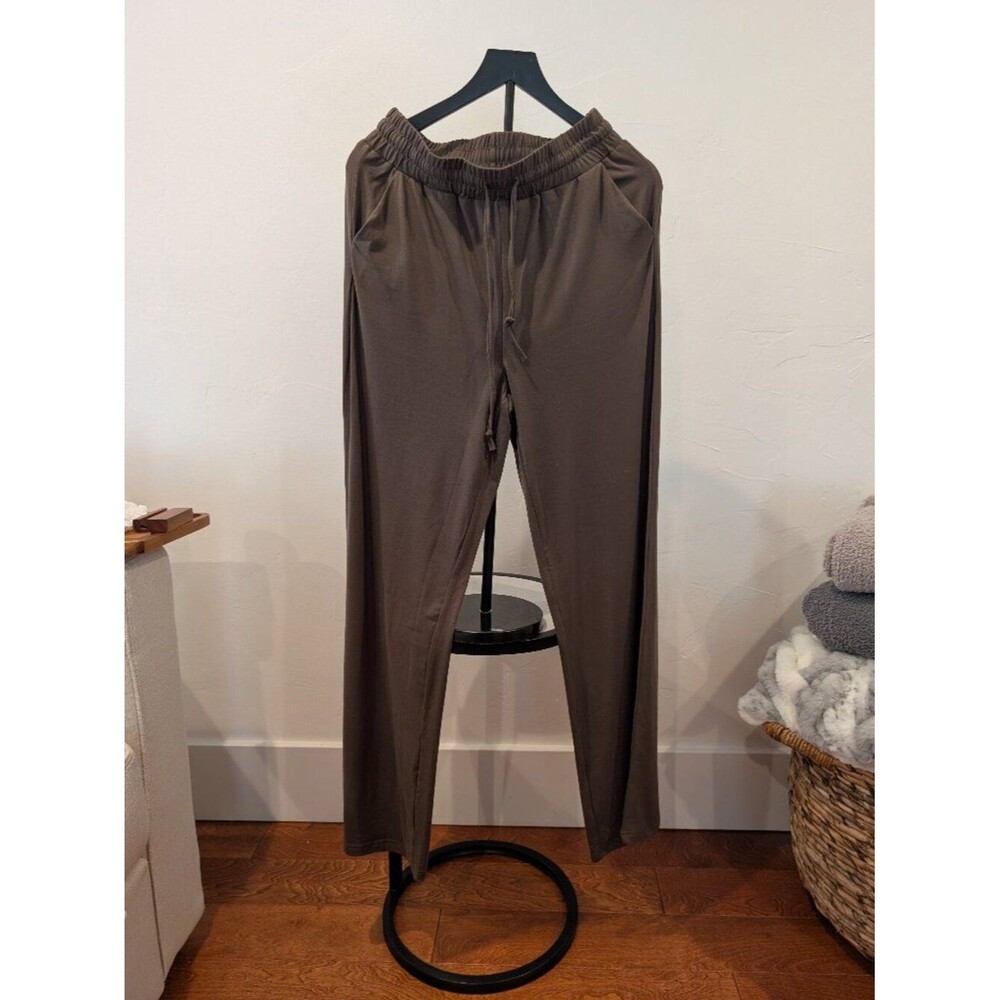 Sarin Mathews β’ Soft Drawstring Lounge Pants β’ Brown β’ Size L